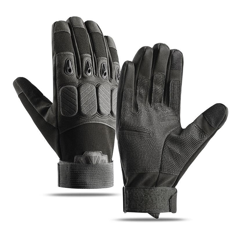 Outdoor gloves half finger non-slip wear-resistant tactical gloves full finger touch screen sports riding protection