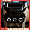 3Pcs/set Aluminum Alloy Car AC Knob Air Conditioning Knob for Geely Panda 2009 - 2017 Heat Control Switch Knob