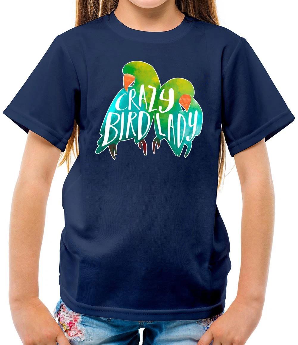 

Crazy Bird Lady - Kids T-Shirt - Budgie Pet Pets Love Animal 100