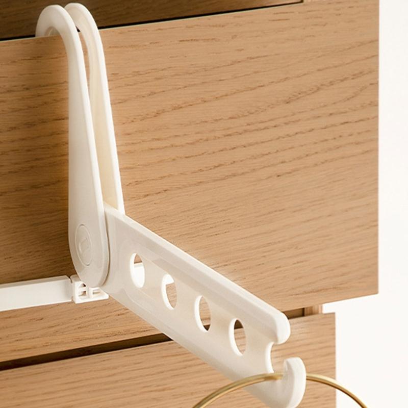 2Pcs Door Mounts Strong ABS Hangers for Towels Jackets Arrangement Bendable Styles Minimal Space Saving