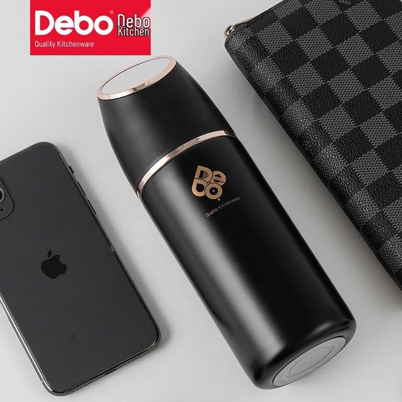 Debo 300ml 316 Stainless Steel Portable Travel Pop-up Lid Thermos Mug