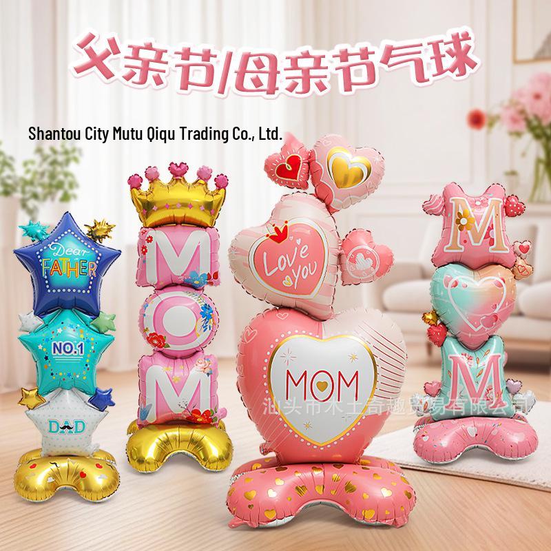 Clown Foil Balloon Display for Kids' Birthday Party Decoration