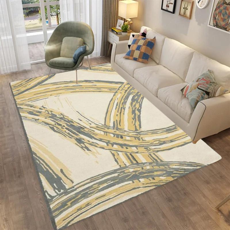 Modern Area Carpet Non-slip Floor Mat for Family Bedroom Indoor Children's Play Geometric Rugs Yoga Mats living room