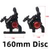 ZOOM New Road Bike Disc Brake Calipers Front Rear Hydraulic Brake Disc HB105 Line Pull Brake Oil 140/160mm Rotor Bicycl Brak Set