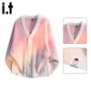 CHOCOOLATEit Gradient Mink Fleece Cardigan Sweater