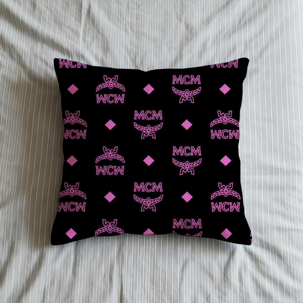 Cushion Cover Soft Case Cool Sofa Logo Living Room Home M-M-M-mCMS-ES Comfortable Fashion Office Decor Protective Pillow