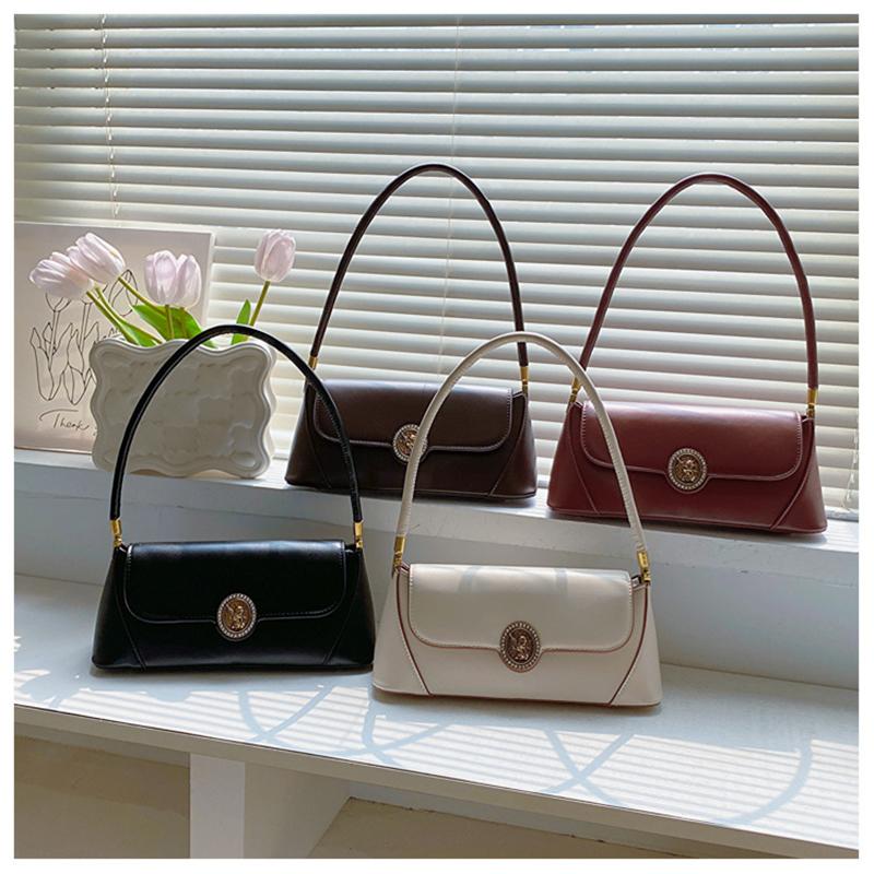 Monochromatic Crossbody Bags for Women Shoulder Bag Armpit Bags Women's Bag Luxury Brand Fashion Design