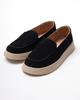 Women's Loafers Allsy 2603 36 Black Suede