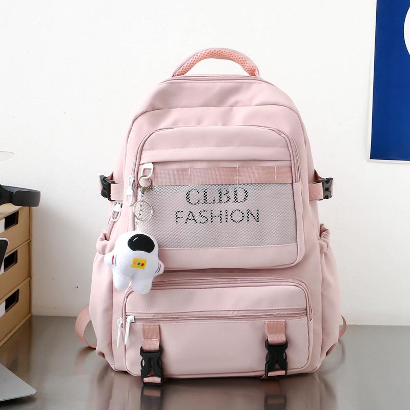 School bag for female junior high school students New large-capacity student backpack High school student backpack High value delivery