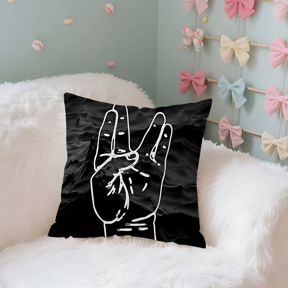 Damso The Life Vie Case Plush Fabric Soft Pillowcase Double Sided Print Cushion Cover Household Gifts