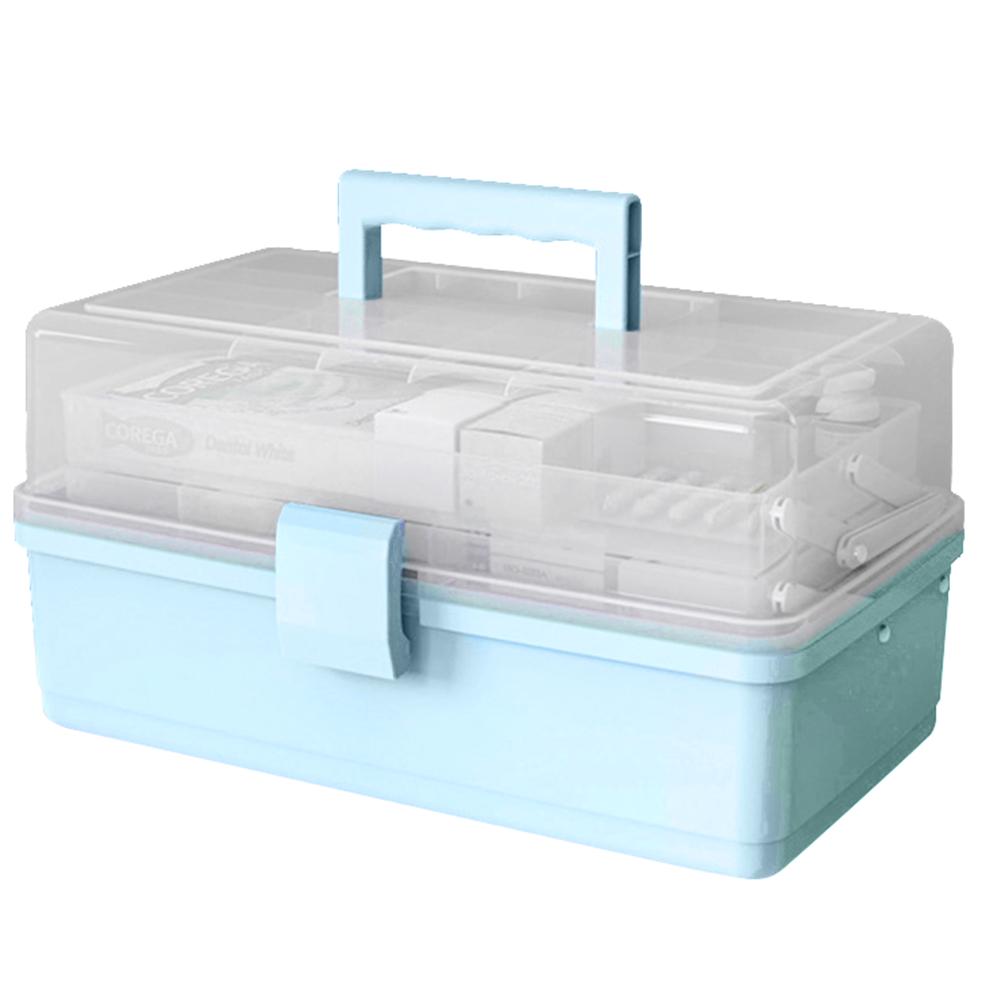 Zuhause, Kosmetik, Medikamentenkoffer, Medikamentenkoffer, Erste-Hilfe-Set, Aufbewahrungsbox, Kunststoff, tragbar