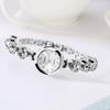 Yousheng Ladies Elegant Wrist Watch Exquisite Women Bracelet Rhinestones Quartz Faux Crystal Small Dial Watch