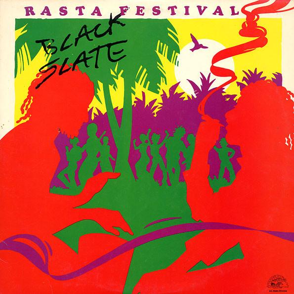 

LP Record BLACK SLATE Rasta Festival AL8302 Alligator Recor 1981 US Reggae Ska Dub Used