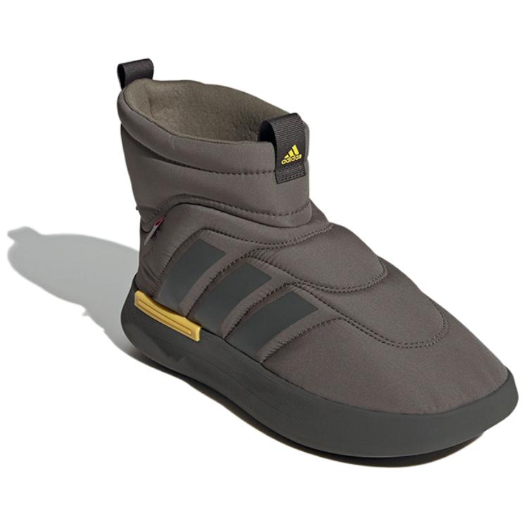 New Adidas Adipuff Anti Slip Wear Resistant High Top Casual Shoes Unisex Strata Olive Green JR0069