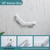Anti-Slip L-Shaped Bathroom Handrail for Elderly and Disabled - Toilet Safety Handle