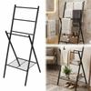 Foldable Structure Foldable Towel Drying Rack Multi-purpose Storage Organizer  Bathroom