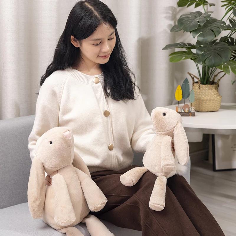 Super Cute Bunny Plush Toy Stuffed Toy Long Leg Rabbit Doll Babies Toy Cute Plush Long Ear Rabbit Doll Children's Gift