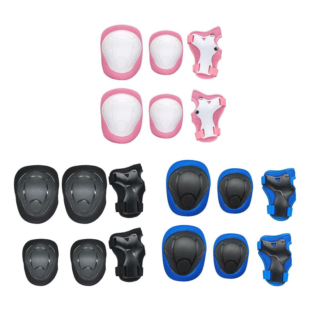 Kid's Bike Sport Protective Gear Knee Elbow Wrist Guard Pad Set