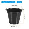 PATIKIL Small Handled Metal 8pcs Mini Galvanized Colorful Easter Buckets for Party Favors and Black 2.4"x2" Buckets, Buckets, Crafts, Decorations,