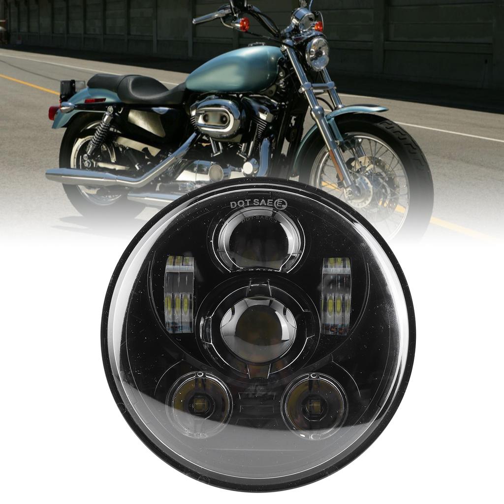 5,75in 75W LED Reflektor 6500K High Birhgtness Motocykl Reflektor Pasuje do Jeep Wrangler