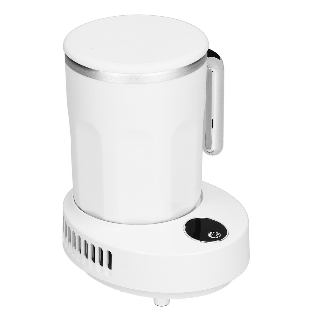 Smart Temperature Control Cup Dual Purpose Desktop Coffee Beverage Fast Cold Heating Cup for    (White )