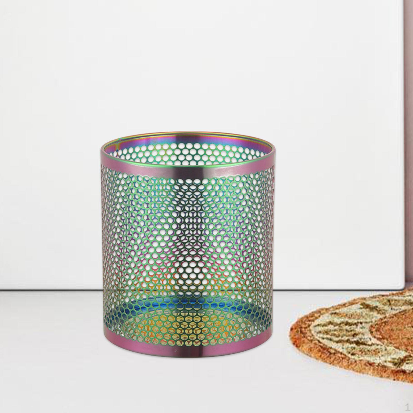 

Мусорное ведро из нержавеющей стали, мусорное ведро, сетка, мусорная корзина для ванной комнаты, кухни Multicolor