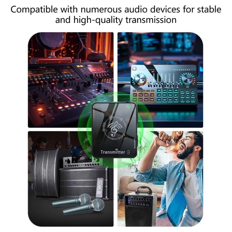 Low Latency Wireless Sound Transmission Equipment One-to-Many for Musicians and Performers with Stable Connection
