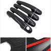 Car Carbon Fiber Door Handle Cover For Toyota Rush 2006 2007 2008 2009 2010 2011 2012 2013 2016 Exterior Accessories Stickers