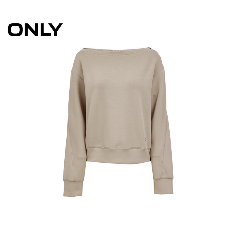 Only Women's 2025 Summer Casual Loose Boat Neck Sweatshirt