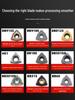 Xingsheng U-Drill Universal CNC Insert for Steel/Stainless Steel - Peach Shaped WCMX/MT Turning Tool Head