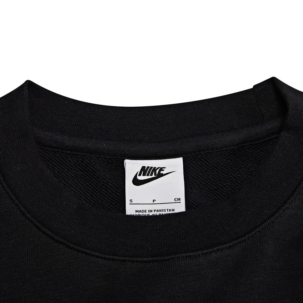 Nike Módní Všestranný Pohodlný Odolný S Dlouhým Rukávem Kalhoty Ležérní Sportovní Oblek Unisex oblek Černý DJ6915-010+CK6366-010