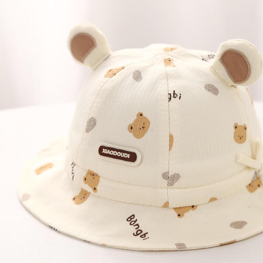Adjustable Sun Protection Baby Bucket Hat for Boys & Girls