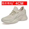 Invisible inner heightening men's shoes 10cm breathable fly-woven mesh heightening shoes 8 little white sports shoes casual board shoes