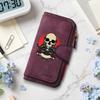 Skull Pattern Long Wallet Large Capacity Multi Card Slot Fashion Purse