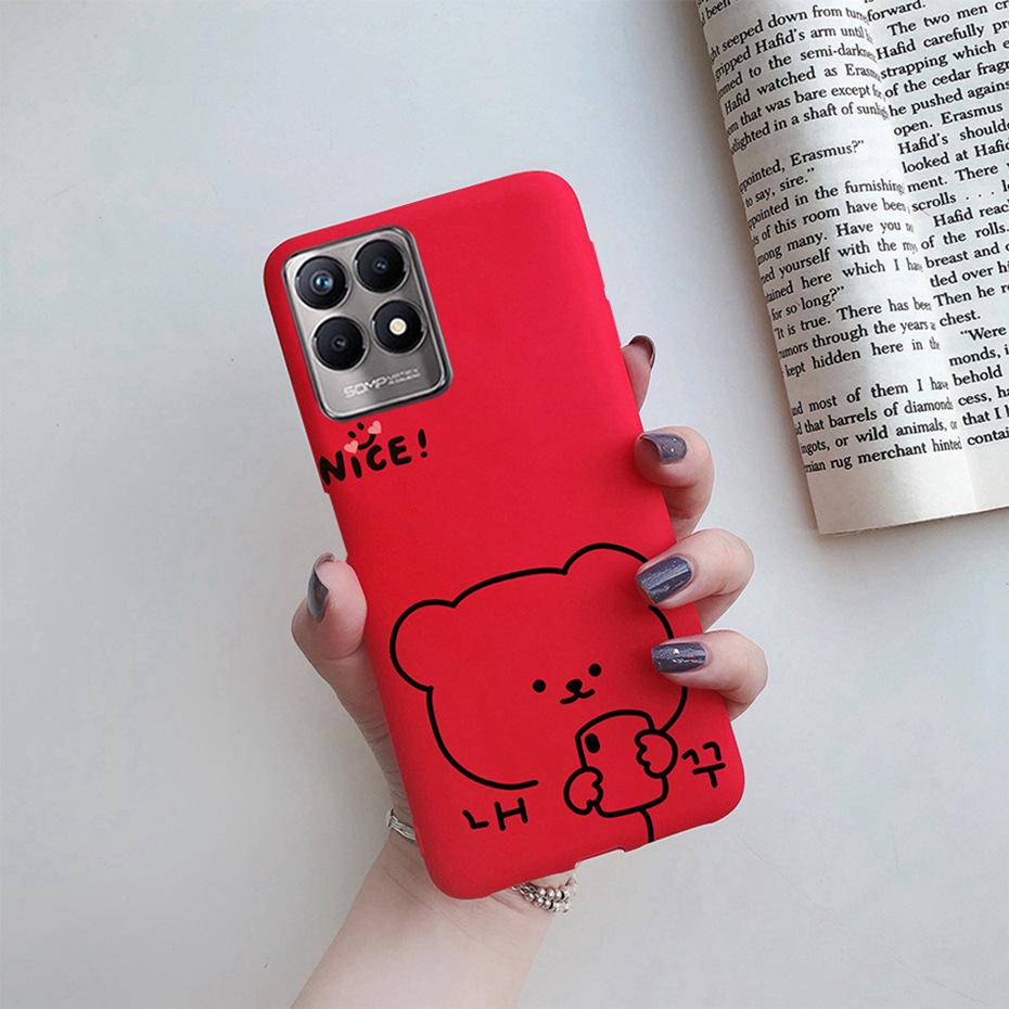 For Realme Narzo 50 Case RMX3286 Cute Painted Soft Silicone Back Cover for OPPO Realme Narzo 50 Phone Case Bumper Narzo50 Coque