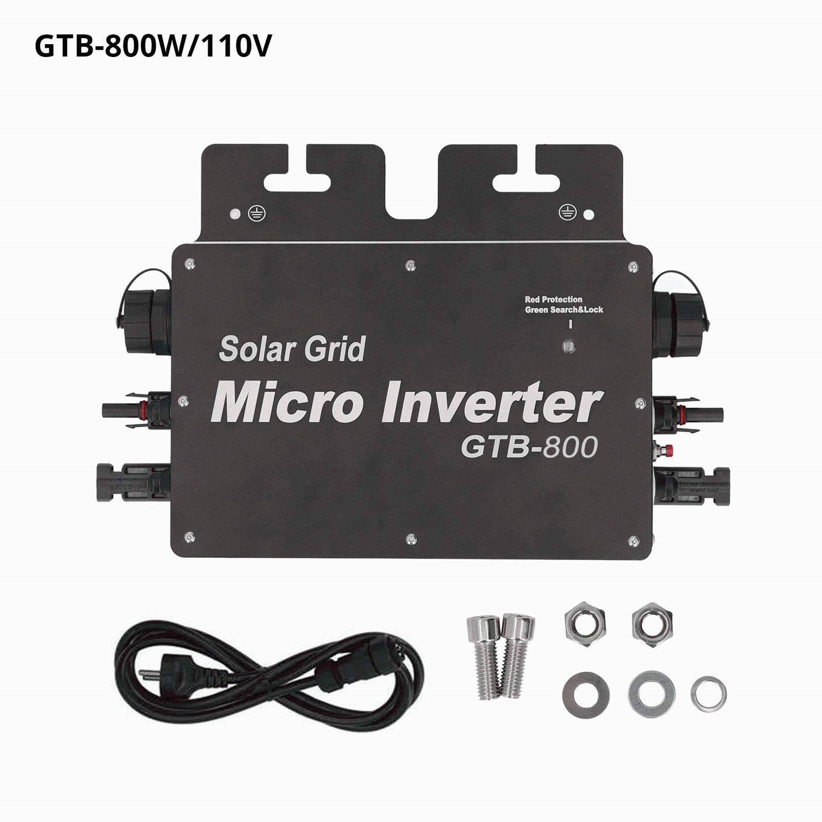 Интеллектуальный солнечный инвертор GTB Солнечный сетевой инвертор GTB-800W/110V