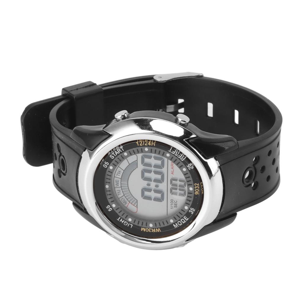 Sports Watch Luminous Waterproof Wear Resistant Alarm Function Stylish Digital Sports Watch for Outdoor Activities