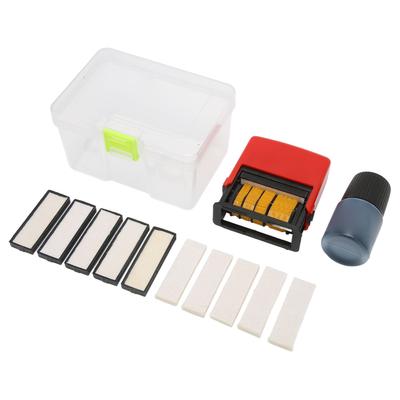 Date Stamper Fast Drying Auto Inking Nontoxic ABS Clear Printing Personalized Date Stamp for Home Office DIY