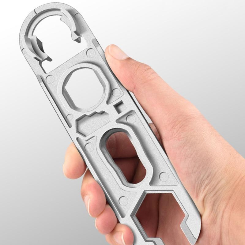 Easy to Use Aluminum Alloy Water Faucet Installation Wrench with 16 Functions for Multiple Pipe Size Quality Design