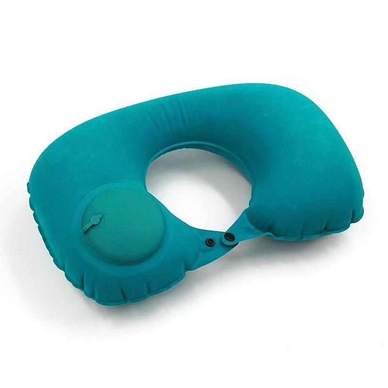 Inflatable Pillow Travel Portable Neck Pillow Press Inflatable Neck Pillow U-Shaped Pillow, Travel Neck Pillow Nap Pillow Airplane Pillow