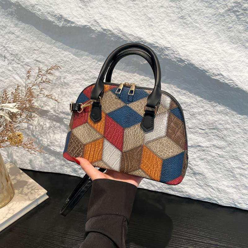 New fashionable casual and beautiful personalized shell bag large-capacity commuter bag women s bag shoulder messenger bag bag чёрный