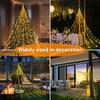 1.5M/2M/3M USB Star String Lights 8 Lighting Modes Waterproof LED Fairy Lights Room Bedroom Wedding Party Christmas Decorations