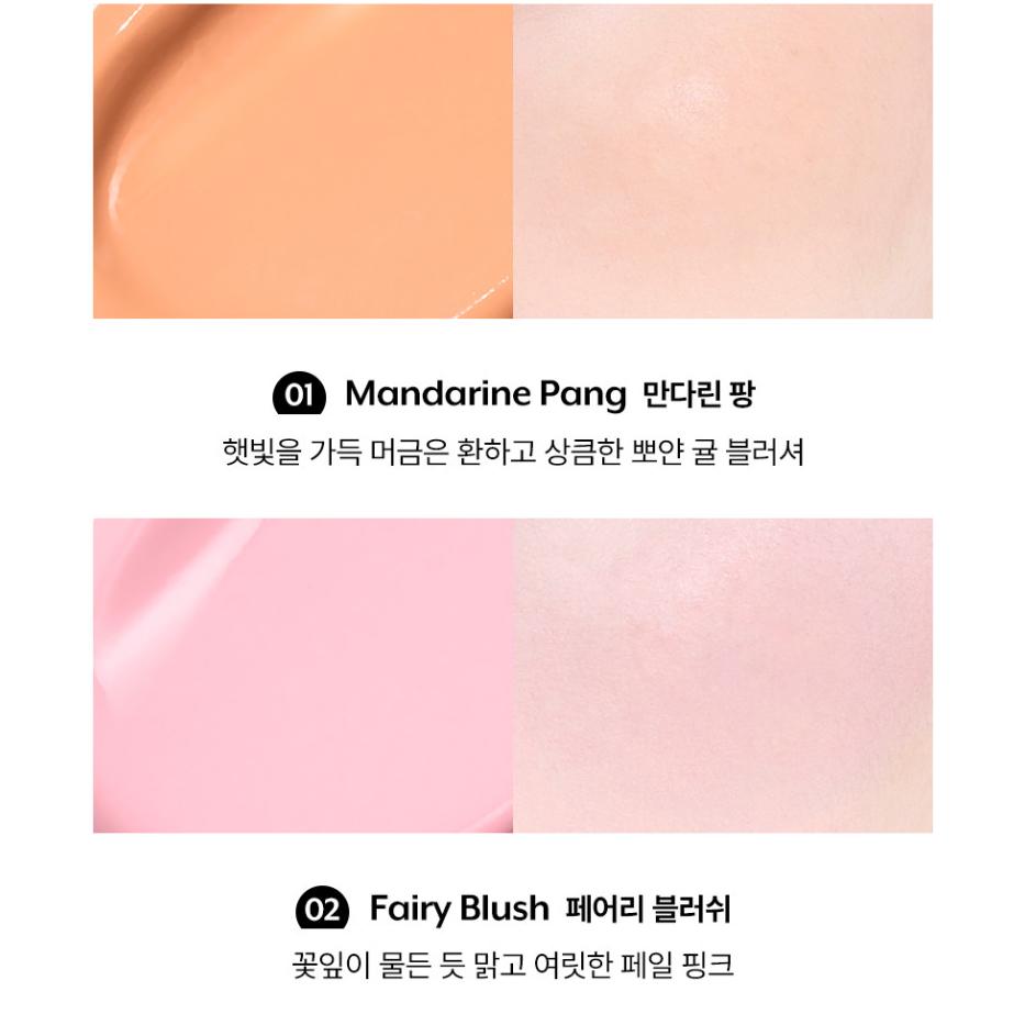 Nuse Mousse Care Cheek Handy 10ml – Soft Blending Liquid Blusher for Natural Glow, Korean