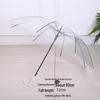Transparent Straight Handle Umbrella