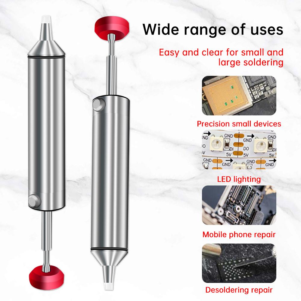 Manual Solder Sucker All-aluminium alloy soldering iron repair tool For component soldering and maintenance