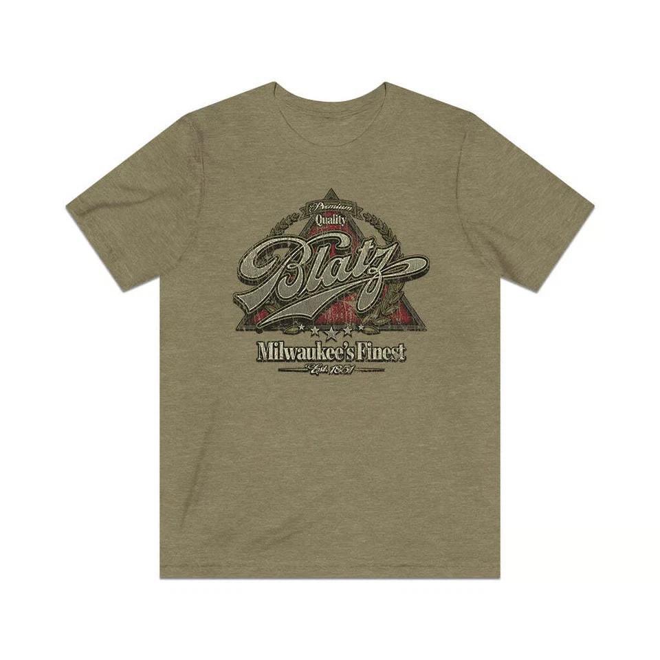 Blatz Beer Milwaukee 1852 Vintage Men s T-Shirt L