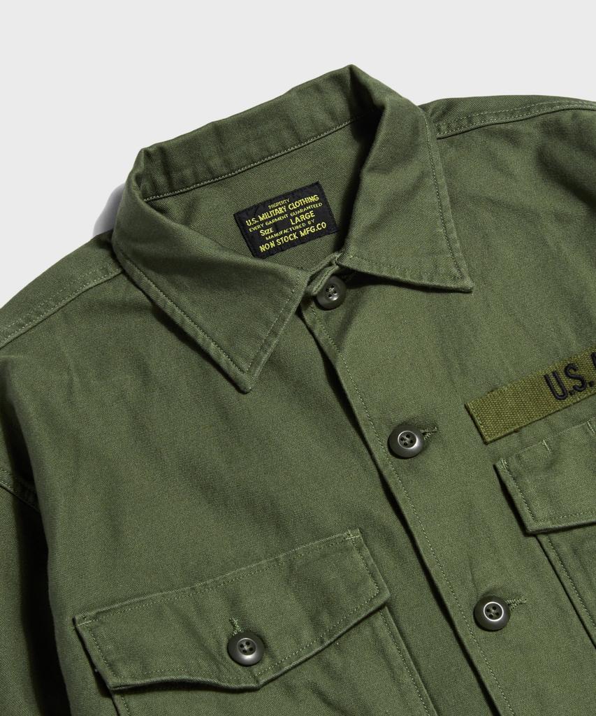 Bronson Vietnam War Us Army Og-107 Fatigue Utility Shirt