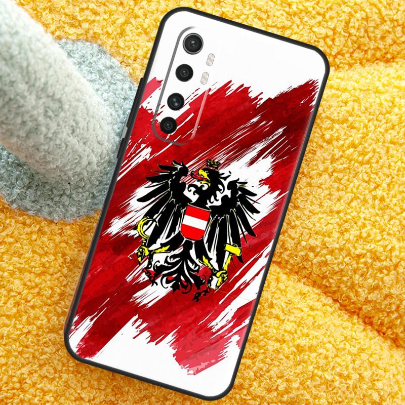 Austria Flag Case For Xiaomi 15T 14T 13T 14 15 Ultra 17 Pro Max Cover For POCO F8 F7 F5 F6 X5 X6 X7 Pro