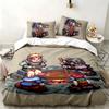 Delicious in Dungeon 3pc set Perfect for bedroom use Comfortable bedding set includes a duvet cover and two pillowcases Ideal birthday or Christmas gi