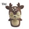 Holiday Theme Desktop Decor Christmas Vinyl Figurines, Cute Santa Claus Snowman Reindeer Mini Statue, Decorative Figures for Small Cake Topper Decor,